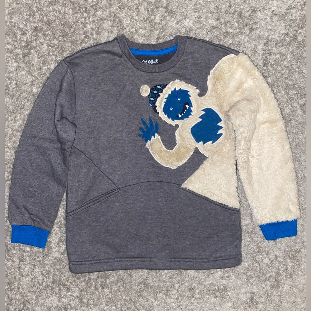Boys Cat & Jack Fury Yeti Sweatshirt-6/7